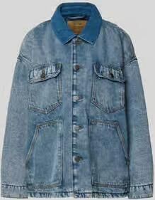 American vintage Jeansjack met knoopsluiting