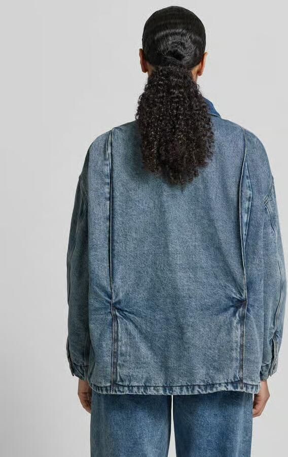 American vintage Jeansjack met knoopsluiting - Foto 3