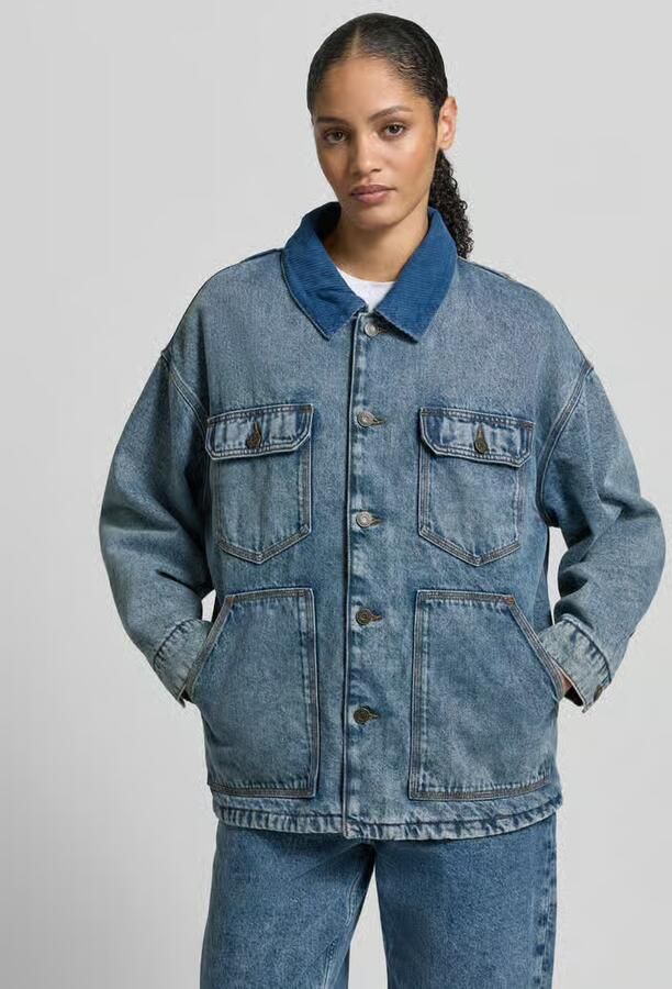 American vintage Jeansjack met knoopsluiting - Foto 2