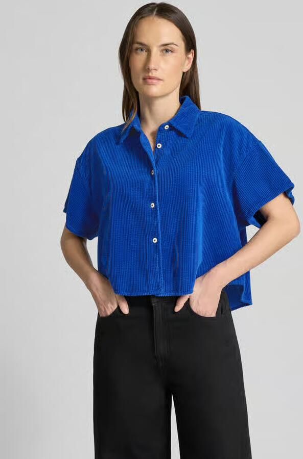 American vintage Kort Overhemdblouse met Knoopsluiting Model 'PADOW' - Foto 2