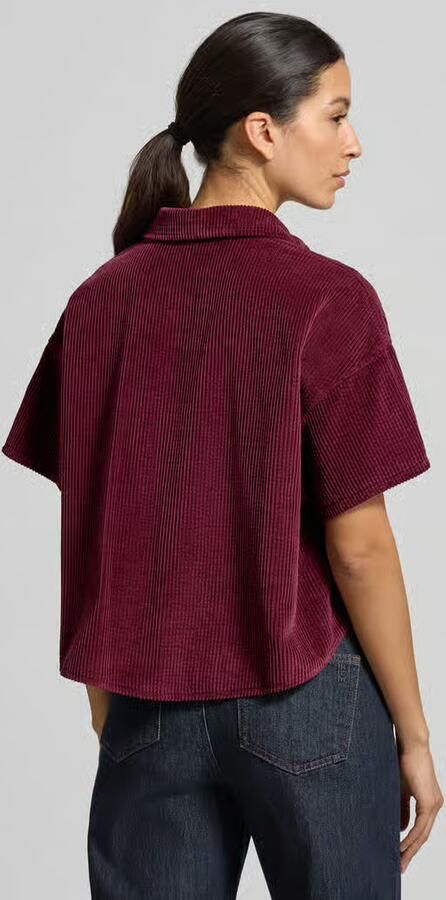 American vintage Kort Overhemdblouse met Knoopsluiting Model 'PADOW' - Foto 3