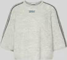 American vintage Kort gebreid trui van wol-alpaca-mix model 'VITOW'