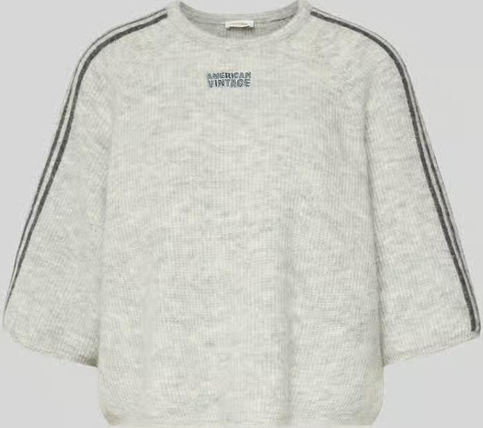 American vintage Korte gebreide pullover van een mix van wol en alpaca model 'VITOW'