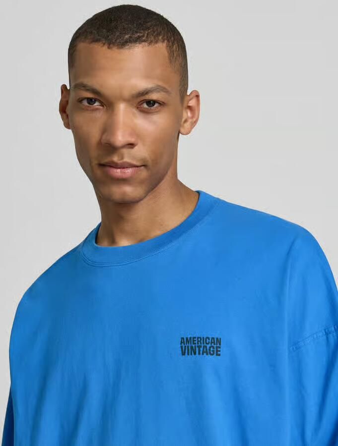 American vintage Longsleeve met logoprint model 'GIXY'