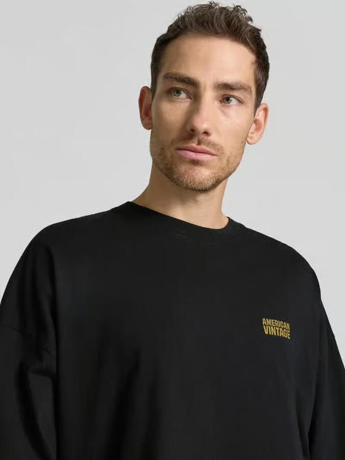 American vintage Longsleeve met logoprint model 'GIXY'