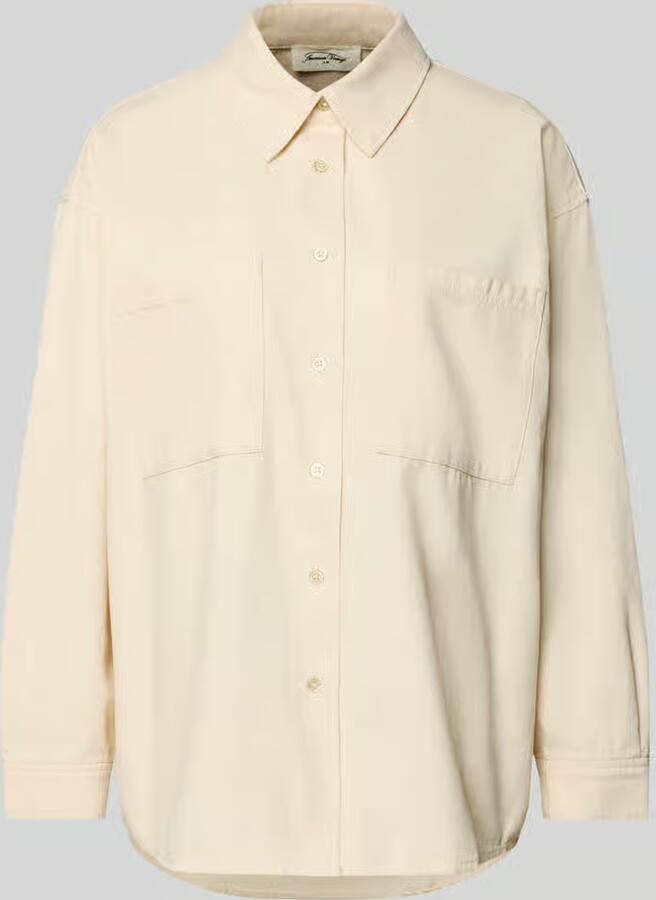 American vintage Overhemdblouse met knoopsluiting