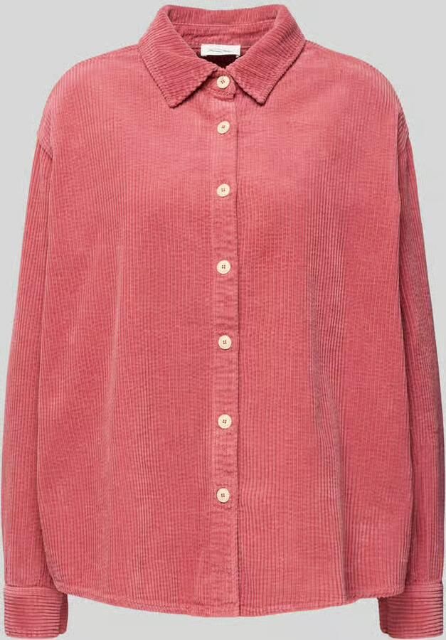 American vintage Overhemdblouse met knoopsluiting model 'PADOW'