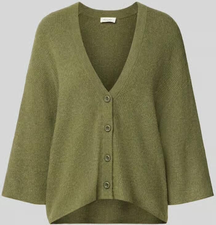 American vintage oversized cardigan van katoenmix model 'DAMSVILLE'