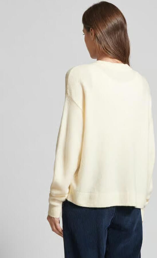 American vintage Oversized gebreid jack met knoopsluiting model 'DAMSVILLE'