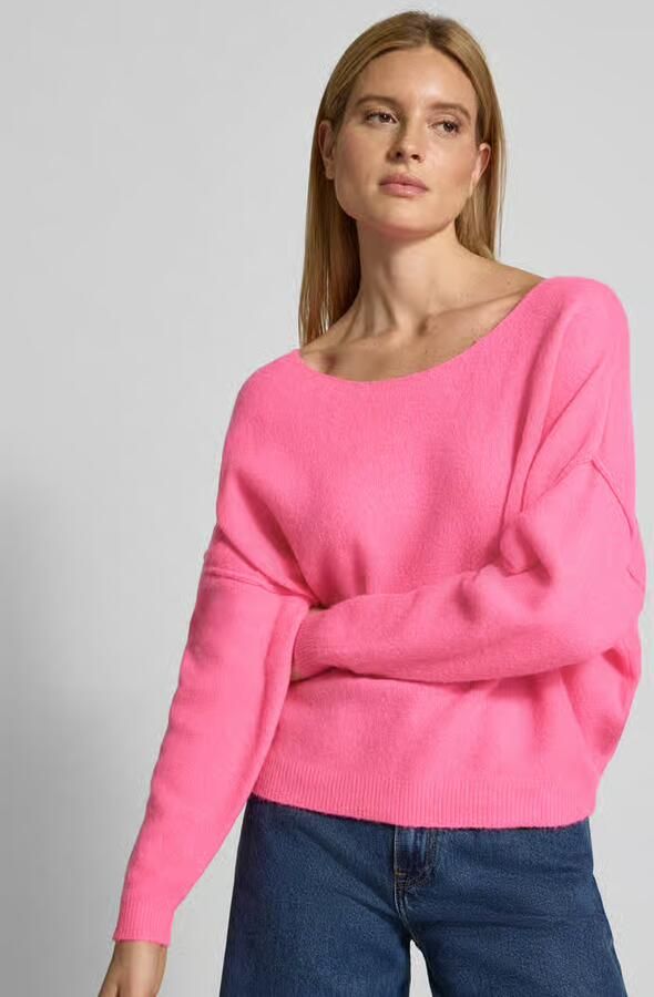 American vintage Oversized gebreide pullover met boothals model 'DAMSVILLE' - Foto 2