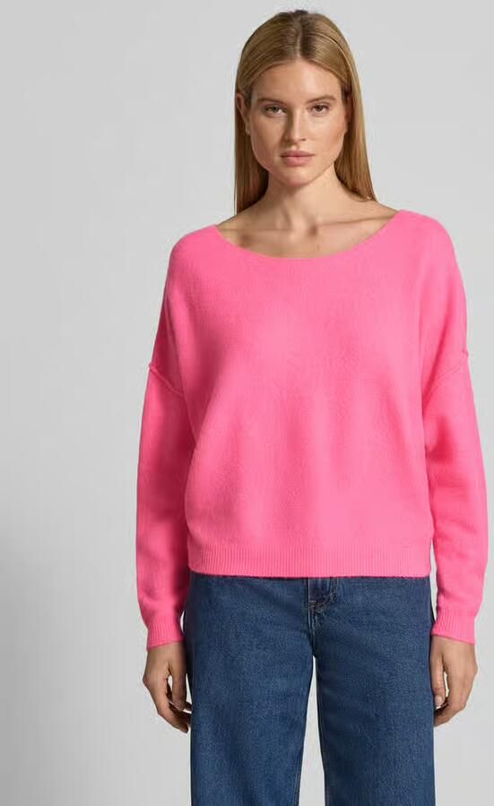 American vintage Oversized gebreide pullover met boothals model 'DAMSVILLE' - Foto 2