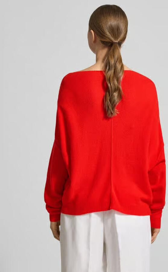 American vintage Oversized gebreide pullover met boothals model 'DAMSVILLE' - Foto 2