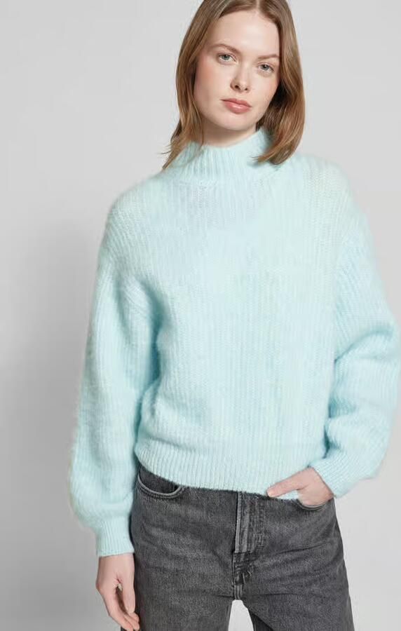 American vintage Oversized gebreide pullover met linnen model 'EAST'