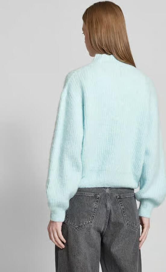 American vintage Oversized gebreide pullover met linnen model 'EAST' - Foto 3