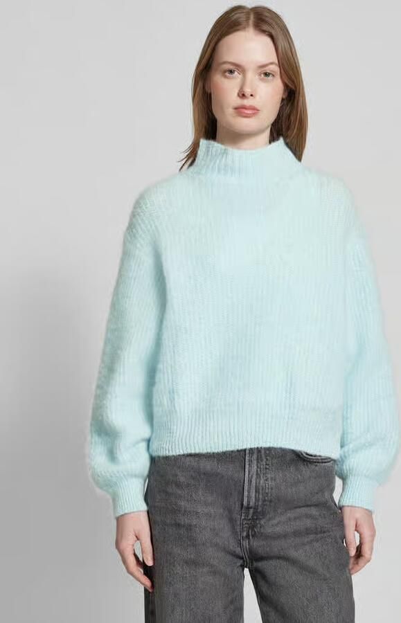 American vintage Oversized gebreide pullover met linnen model 'EAST' - Foto 2