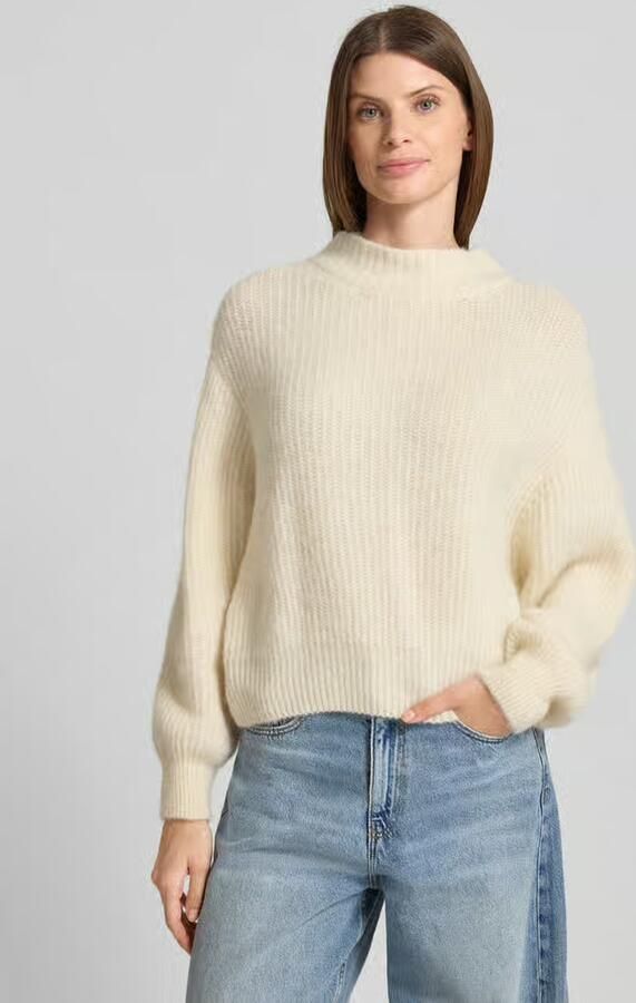American vintage Oversized gebreide pullover met opstaande kraag - Foto 2