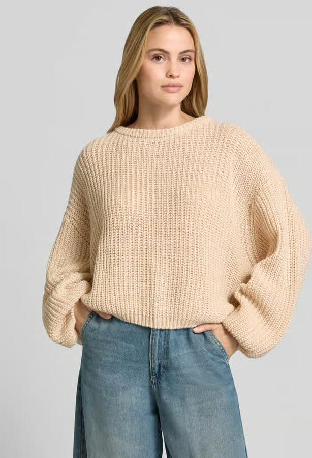 American vintage oversized gebreide pullover van linnenmix - Foto 3