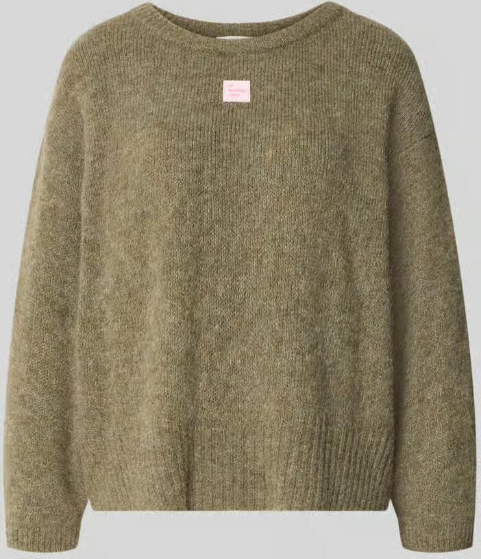 American vintage oversized pullover met alpaca-aandeel model 'East'