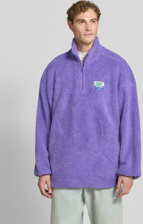 American vintage oversized pullover met opstaande kraag model 'HOKTOWN' - Foto 3