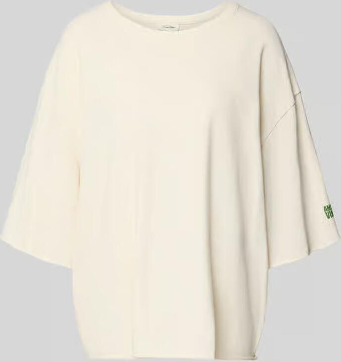 American vintage Oversized T-shirt met labelprint