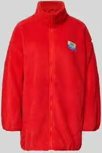 American vintage Oversized teddyjas met opstaande kraag model 'HOKTOWN'