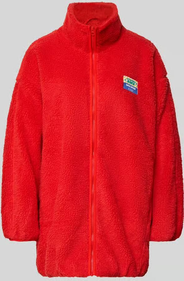 American vintage Oversized teddyjas met opstaande kraag model 'HOKTOWN' - Foto 2