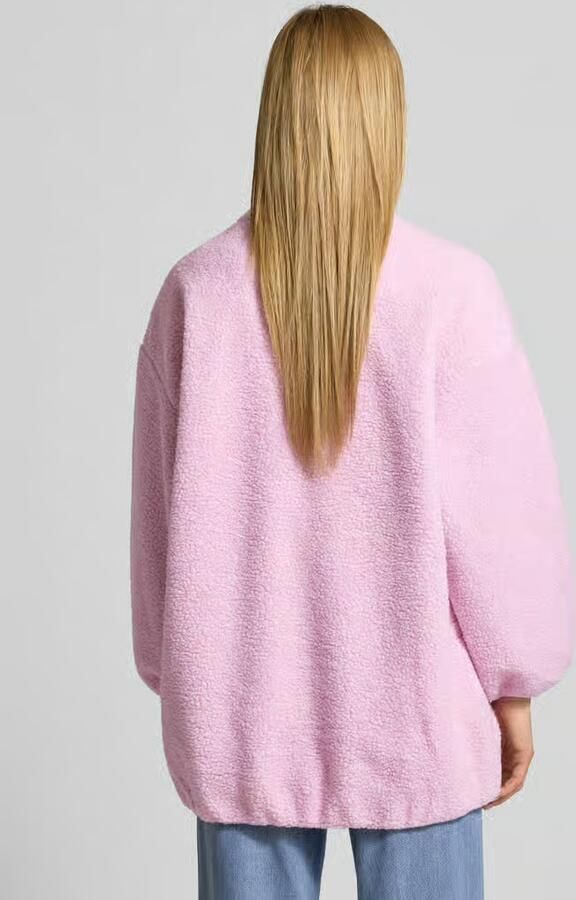 American vintage Oversized teddyjas met opstaande kraag model 'HOKTOWN' - Foto 3