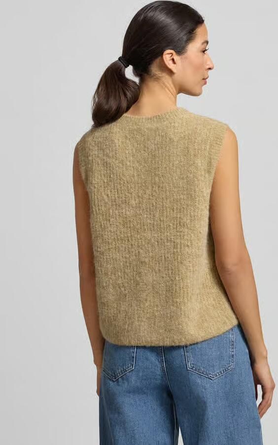 American vintage Regular fit bodywarmer met alpacawol - Foto 3