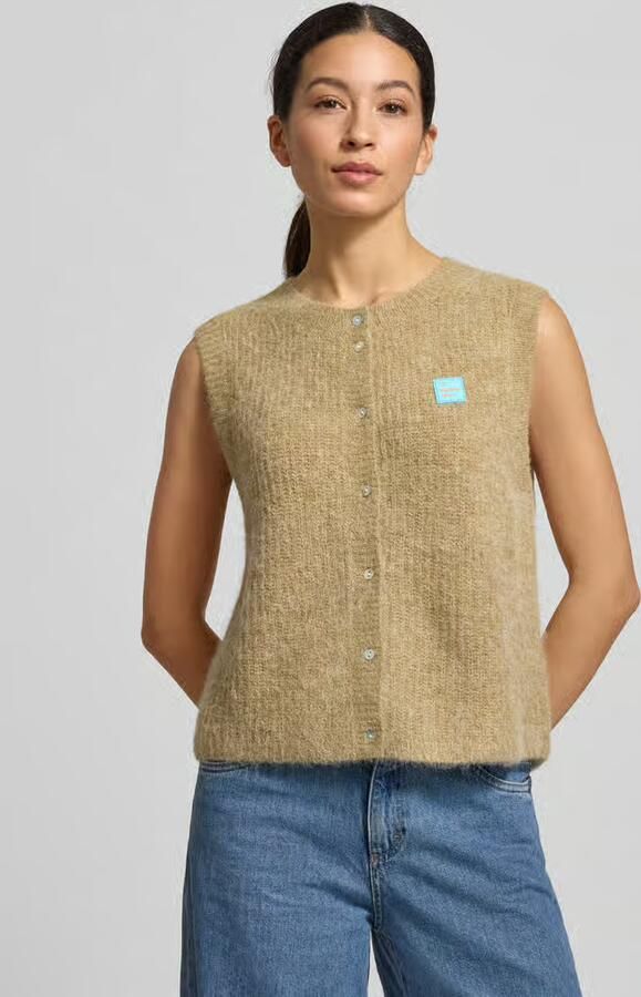 American vintage Regular fit bodywarmer met alpacawol - Foto 2