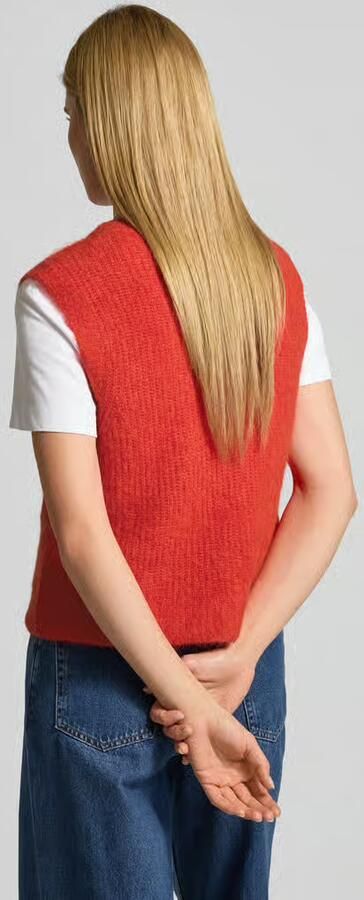 American vintage Regular fit bodywarmer met alpacawol - Foto 4