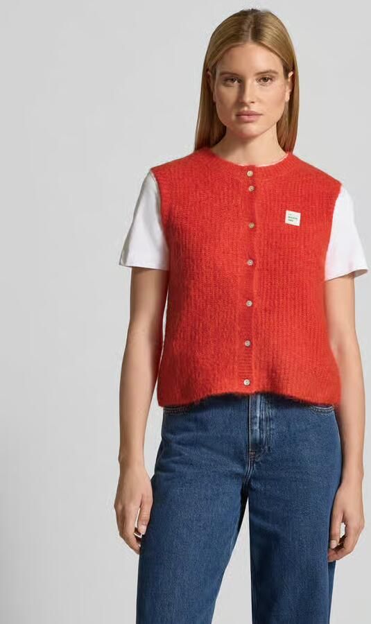 American vintage Regular fit bodywarmer met alpacawol - Foto 3