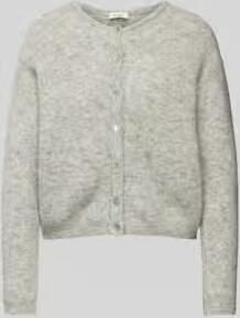 American vintage Regular fit gebreid jack van wolmix met alpaca-aandeel model 'VITOW'