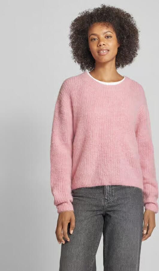 American vintage Regular Fit gebreide trui met alpacawol - Foto 2