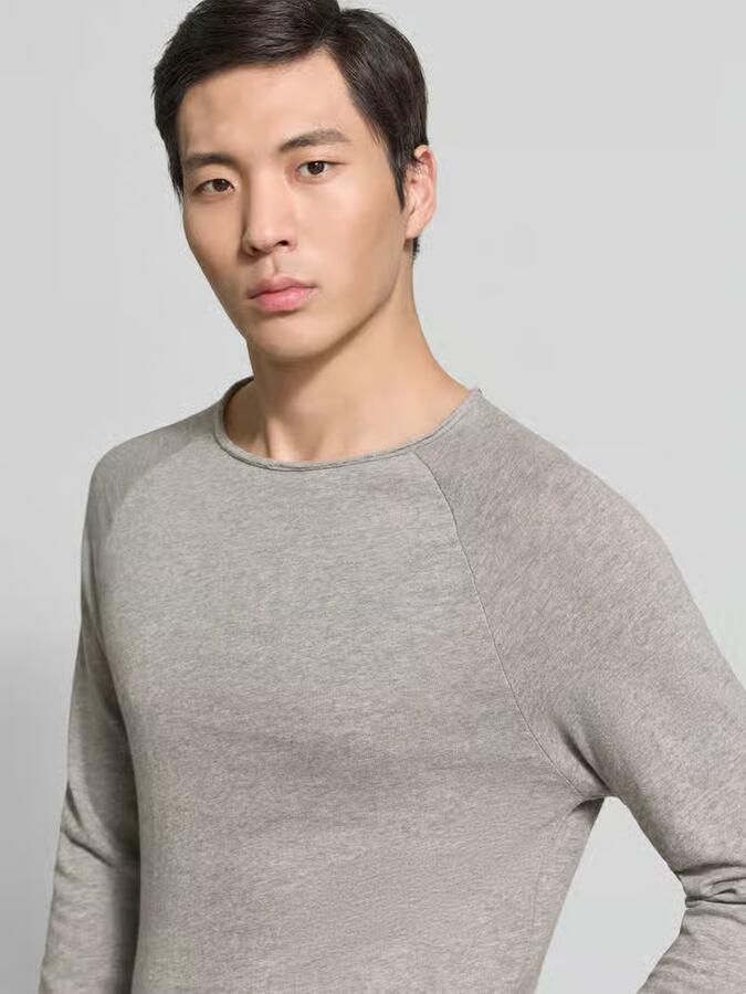 American vintage regular fit pullover met ronde hals model 'Sonoma'