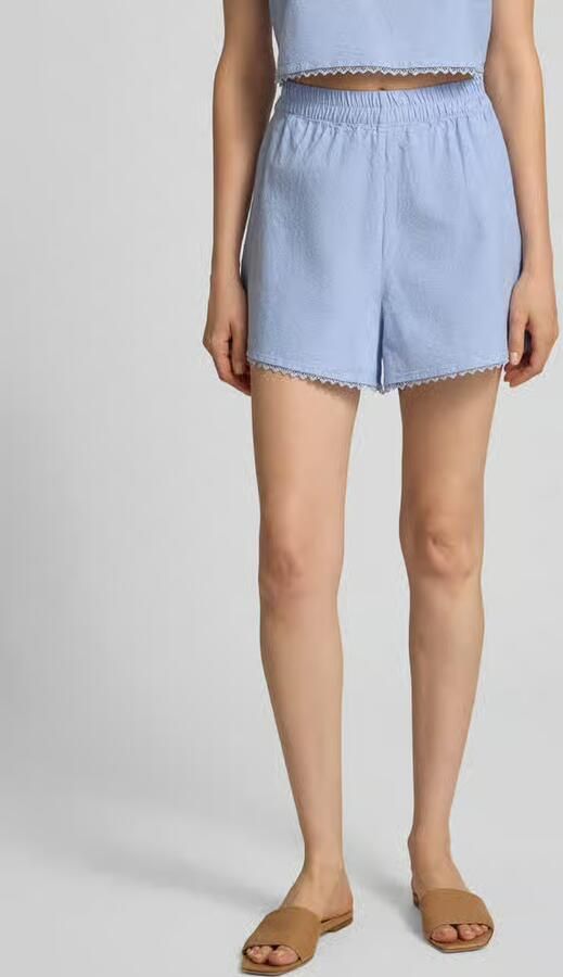 American vintage regular fit short met kant model 'Feoly' - Foto 3