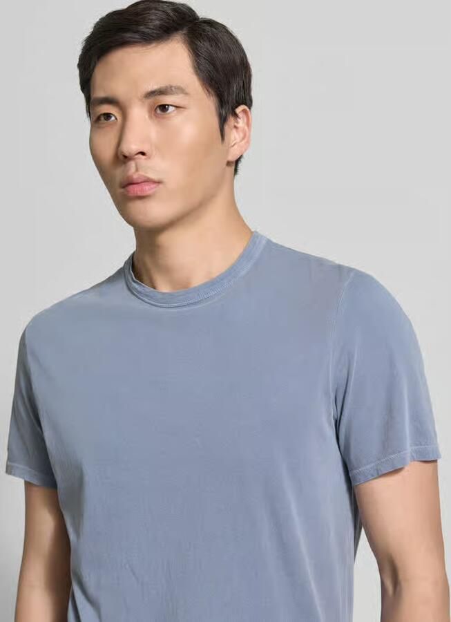 American vintage regular fit T-shirt met ronde hals model 'Devon'