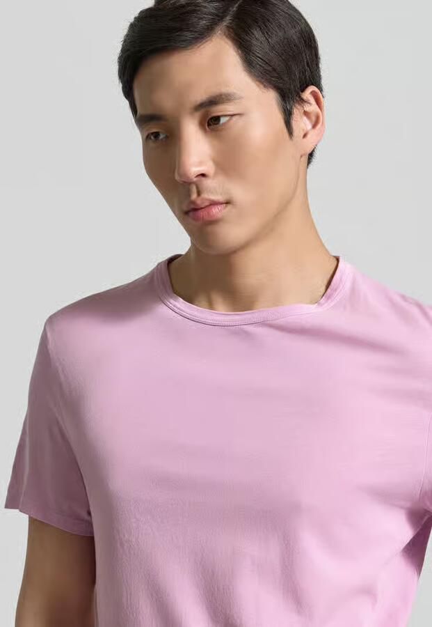 American vintage regular fit T-shirt met ronde hals model 'Devon'