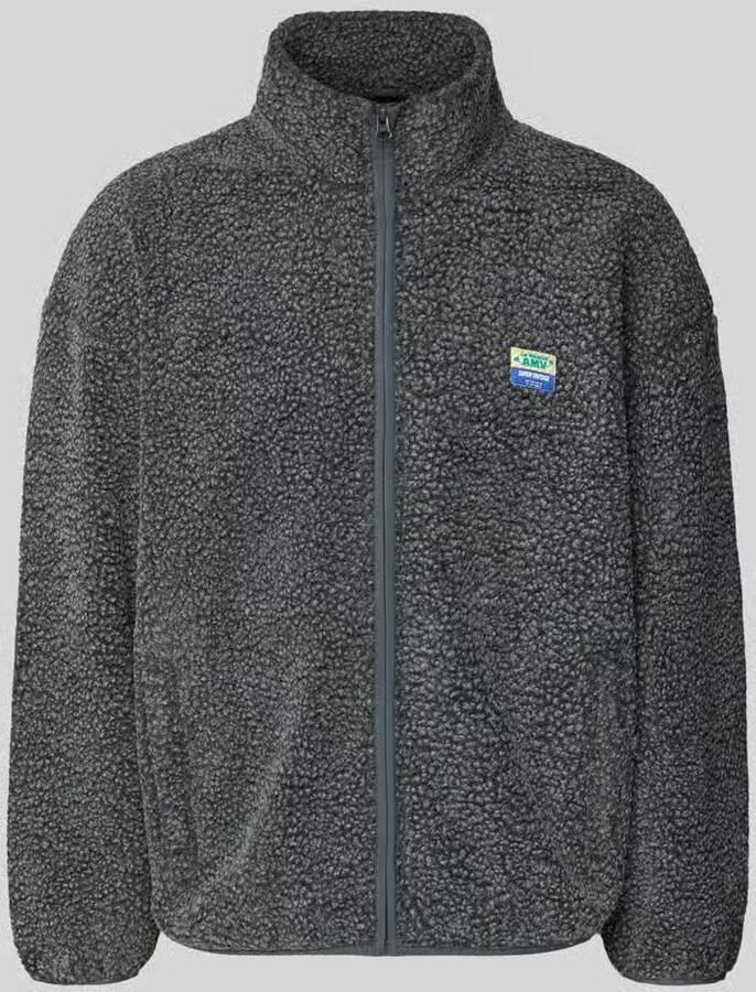 American vintage regular fit teddyjack met logopatch - Foto 2