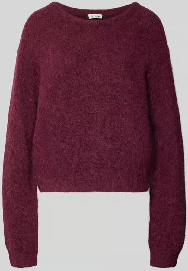 American vintage regular fit trui van alpacamix model 'NIBY'