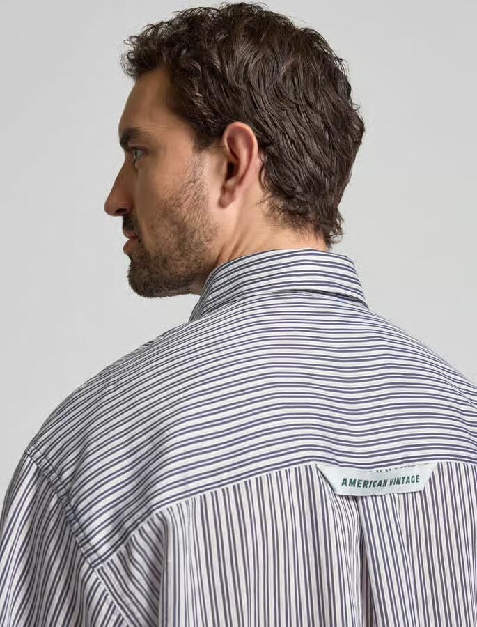 American vintage Regular fit vrijetijdsoverhemd met borstzak model 'ZIVOW'