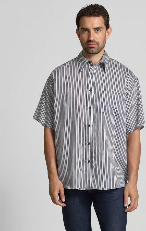 American vintage Regular fit vrijetijdsoverhemd met borstzak model 'ZIVOW' - Foto 4