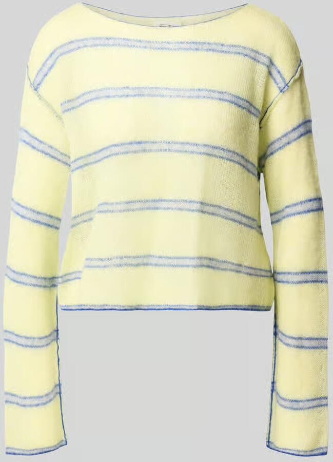 American vintage relaxed fit brei-trui van lyocellmix model 'BODYROW'
