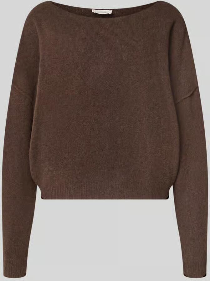 American vintage relaxed fit gebreide pullover van materiaalmix met linnengehalte - Foto 2