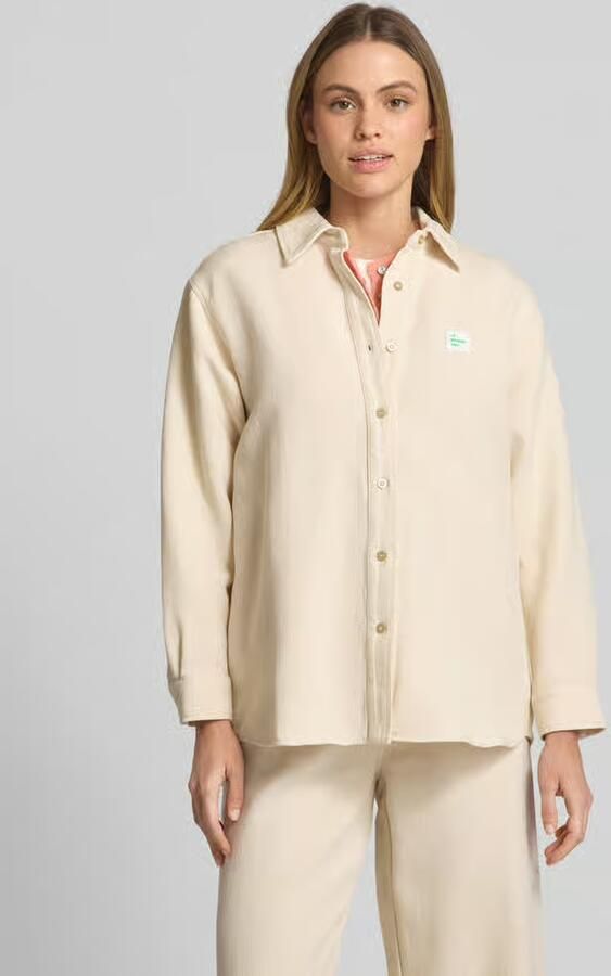 American vintage Relaxed fit overhemdblouse met labelbadge model 'AFAZ' - Foto 2