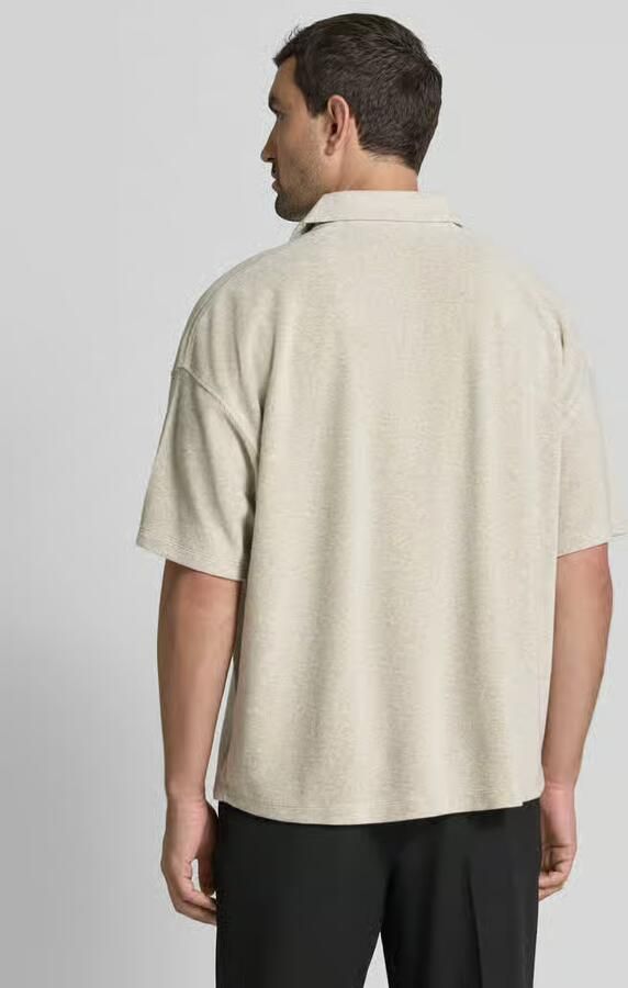 American vintage relaxed fit poloshirt met knoopsluiting model 'BIEBAY' - Foto 3