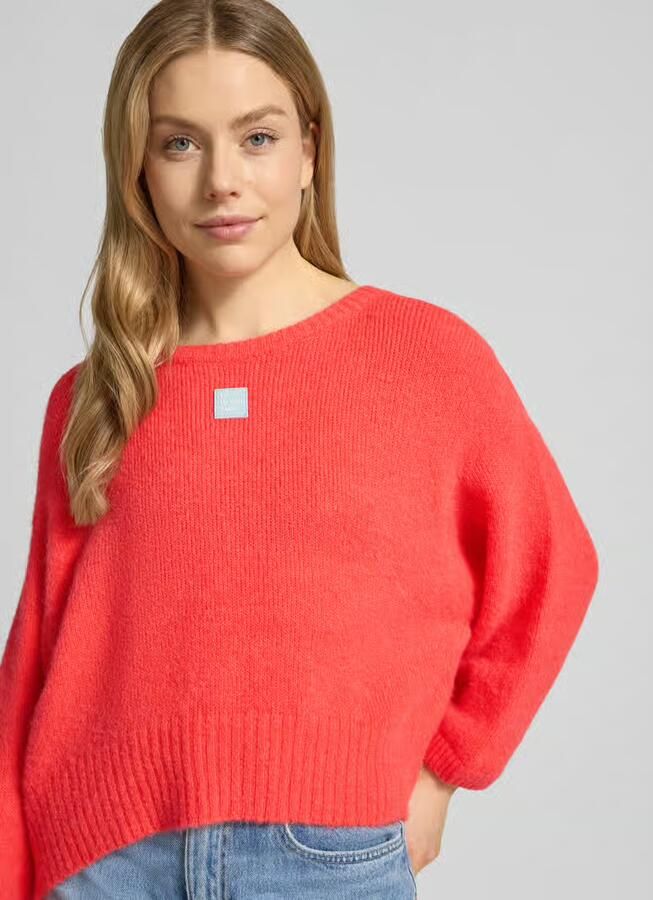 American vintage relaxed fit pullover met alpaca-gehalte model 'East'