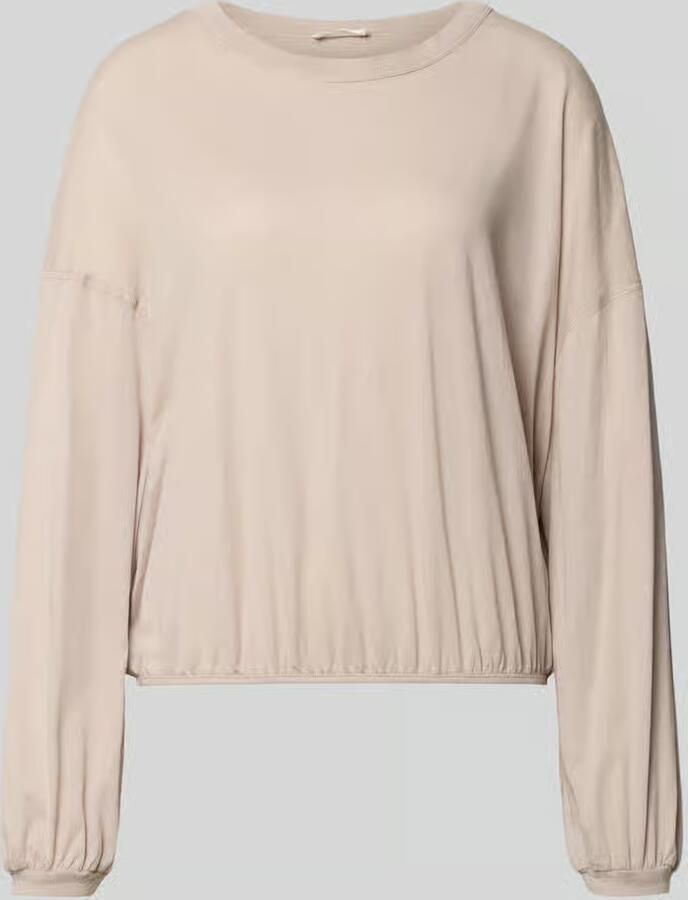 American vintage relaxed fit shirt met lange mouwen met elastische boorden model 'Laloom - Foto 2