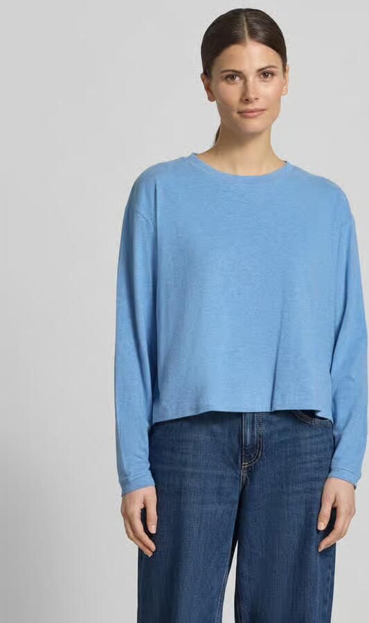 American vintage Shirt met lange mouwen met geribde ronde hals - Foto 4