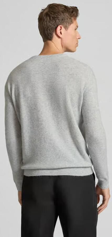 American vintage slim fit gebreide pullover van kasjmiermix model 'RAXOW'