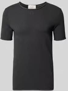 American vintage slim fit T-shirt met ronde hals model 'Sonoma'